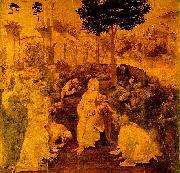 The Adoration of the Magi LEONARDO da Vinci